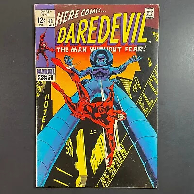 Buy Daredevil 48 Silver Age Marvel 1969 Stan Lee Comic Gene Colan Cover Stilt Man • 27.63£