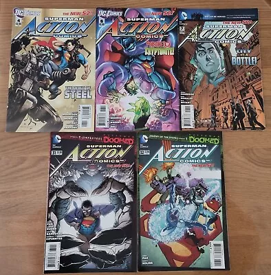 Buy Action Comics (2011 2nd Series) Issues 04A, 06A, 07A, 31A And 32A (5 Issues) • 10£