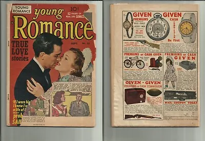 Buy Young Romance Vol 3 #1 (13) True Love Stories 1949 Prize Fair • 27.66£