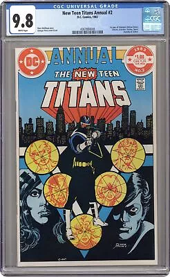Buy New Teen Titans Annual #2 CGC 9.8 1983 4367884008 1st App. Vigilante • 151.22£