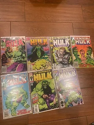 Buy Incredible Hulk Lot Of 7 Comics Marvel (1985) (1986) (1995) (1994) Good Conditio • 31.62£