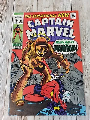 Buy Captain Marvel #18 Marvel 1969 - VF/NM - Key - Carol Danvers Gets Super-powers! • 44.01£