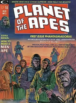 Buy Planet Of The Apes #1 - Marvel / Curtis  Magazines - 1974 • 44.95£