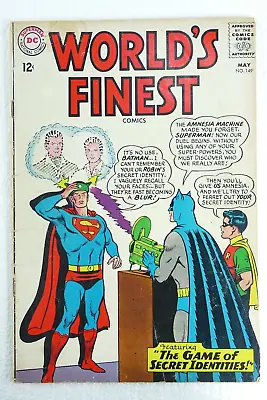 Buy World's Finest #149 - Part I-The Game Of Secret Identities (DC, 1965) VG- • 4.35£