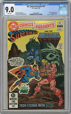 Buy 1982 DC Comics Presents 47 CGC 9.0 1st He-Man White Pages • 279.83£