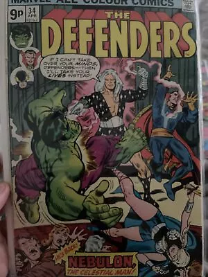 Buy The Defenders #34 (1976) Marvel Comics (Bagged And Boarded) • 4.49£