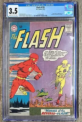 Buy Cgc 3.5 Vg- Flash Comic #139 (dc,1963) 1st Professor Zoom Reverse Flash ~ • 379.77£