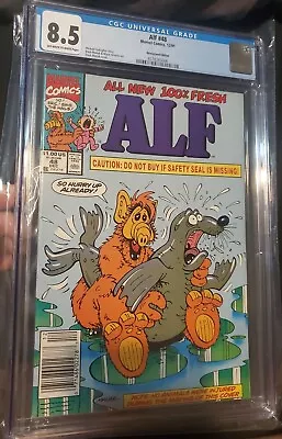 Buy ALF #48 1991 Marvel Comics  CGC 8.5 White Pages  Controversial Seal Cover • 237.17£