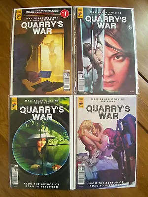 Buy Quarry’s War #1 2 3 4 2017 Hard Case Crime Titan Vfn-nm • 15£