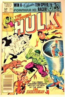 Buy INCREDIBLE HULK # 265 MARVEL COMICS 1981 The RANGERS 1st APPEARRANCE RED WOL G+ • 5.15£