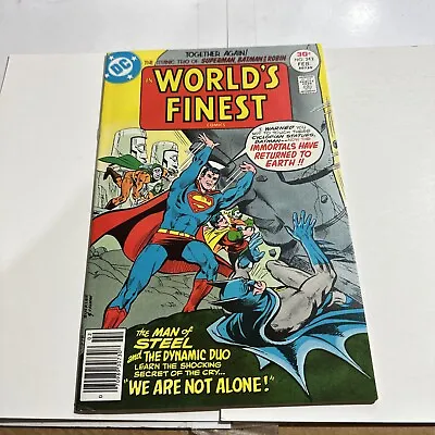 Buy WORLD'S FINEST COMICS #243 Mid Grade Or Better SUPERMAN, BATMAN, DC Comics 1977 • 3.94£