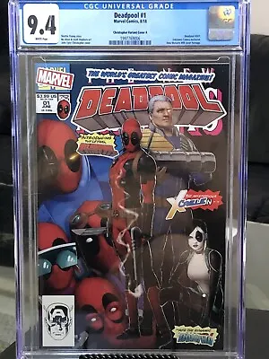 Buy Marvel Deadpool #1, New Mutants 98 Homage , CGC 9.4 • 23.64£