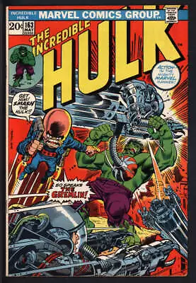 Buy Incredible Hulk #163 7.5 // 1st Appearance Of The Gremlin Marvel Comics 1973 • 49.57£