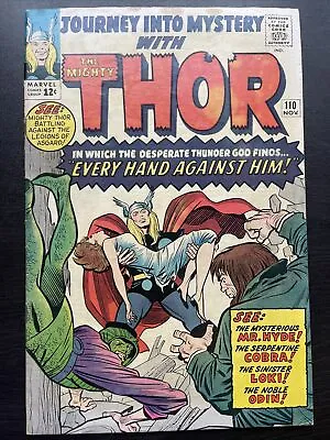 Buy Journey Into Mystery With Thor #110 (1964)  Cobra, Mr. Hyde Appearances • 20.55£