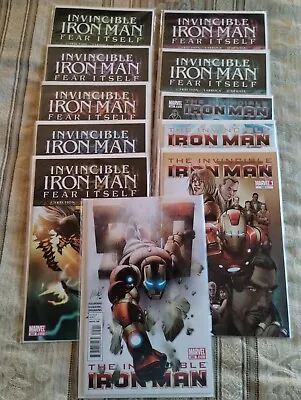 Buy Invincible Iron Man #500-509 Comic Book Set Marvel 2011  • 12.10£