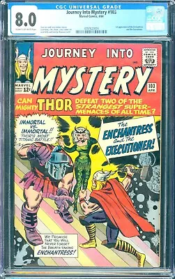 Buy Journey Into Mystery #103 (1964) CGC 8.0 -- 1st Enchantress And Executioner • 1,273.63£