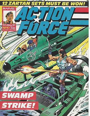 Buy Action Force #10 Marvel UK G I Joe Snake Eyes Zartan Cobra Mutt Junkyard Dusty • 9.56£