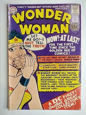 Buy DC Comics Wonder Woman #159 Origin Retold; Ross Andru, Mike Esposito FN/VF 7.0 • 75.19£