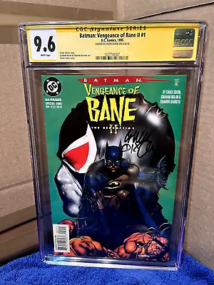 Buy Batman Vengeance Of Bane The Redemption Ll #1 CGC Signature 9.6 Chuck Dixon • 79.03£