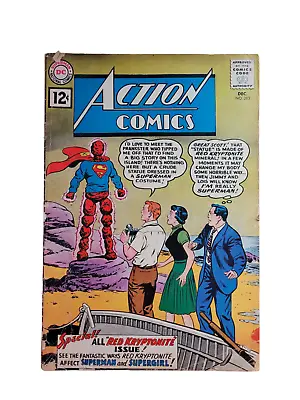 Buy Action Comics #283 Red Kryptonite Issue Legion Of Super-Villains Swan GD RAW • 17.79£