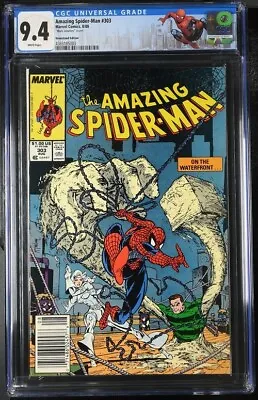 Buy Amazing Spider-Man # 303 (Marvel)1988 - CGC 9.4 WP Mark Jewelers - Custom Label  • 107.90£