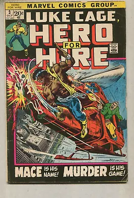 Buy Luke Cage: Hero For Hire #3 VG+  Mace Is His Name   Marvel Comics D1 • 7.91£