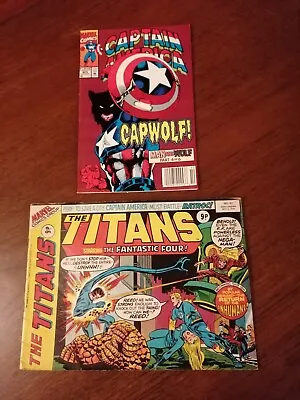 Buy CAPTAIN AMERICA Vol 1 #405 August 1992 VG : THE TITANS #51 Oct 1976 Fair  Marvel • 0.99£