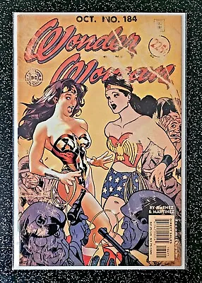 Buy DC Comics Wonder Woman #184 Classic Adam Hughes Weathered Cover 2002 STUNNING  • 75£