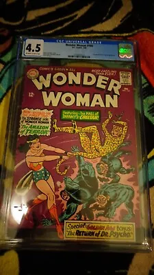 Buy WONDER WOMAN #160 First SA Priscilla Rich Aka CHEETAH 1966 Movie-2 CGC 4.5 • 143.11£