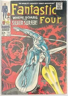 Buy Fantastic Four #72, Marvel Comics 3/68 Silver Surfer & Watcher • 98.79£