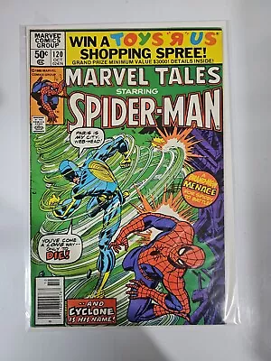 Buy MARVEL TALES 120. 1980 REPRINTING AMAZING SPIDER-MAN 143. 1st APPEARANCE CYCLONE • 2£
