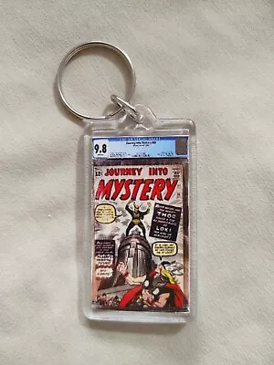 Buy Journey Into Mystery 85 CGC 9.8 Mini Slab Keychain Loki • 3.95£