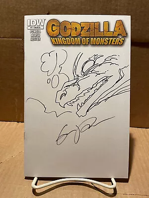 Buy Godzilla Kingdom Of Monsters #1 (2011) Eric Powell Original Art Sketch Cover Idw • 23.72£