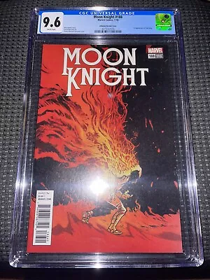 Buy MOON KNIGHT #188 (2018) CGC 9.6 JOHNSON 1:25 Variant Cover 1st SUN KING • 79.05£