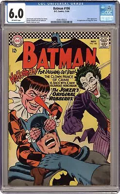 Buy Batman #186 CGC 6.0 1966 4346185023 • 166.03£