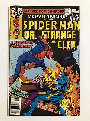 Buy Marvel Team Up # 80 - High Grade Newsstand - Mark Jewelers - Clea Doctor Strange • 15.89£