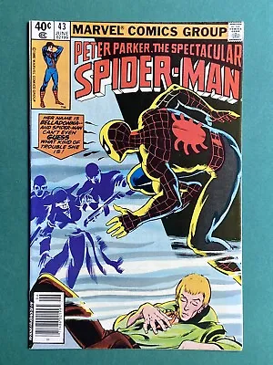 Buy The Spectacular Spider-Man #43 Newstand VF (Marvel 1980) 1st Kingsley Belladonna • 11.99£