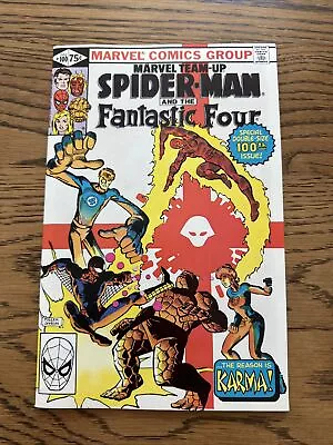Buy Marvel Team-Up #100 (1980) 1st App Karma! Black Panther & Storm! NM+ • 11.85£