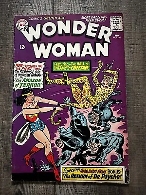 Buy Wonder Woman #160 Nice 1st Silver Age App. Cheetah Vintage DC Comic 1966 VG-FN • 119.93£