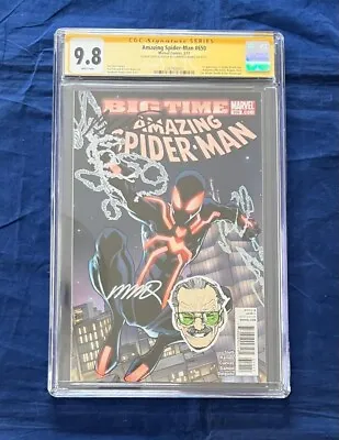 Buy Amazing Spider-Man #650 CGC 9.8 Signed 2x By Ramos & Sketch Of Stan Lee! Only 10 • 628.53£