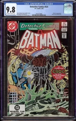 Buy Detective Comics # 525 CGC 9.8 OW/W (DC, 1983) Killer Croc Appearance & Cover • 154.17£