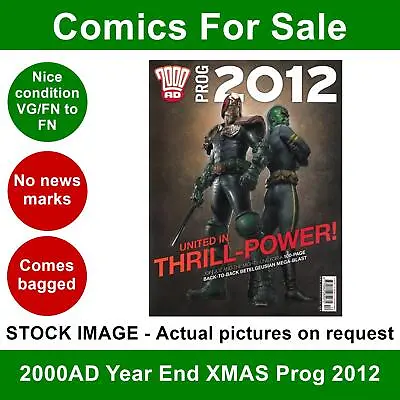 Buy 2000AD Year End XMAS Prog 2012 Comic - VG/FN Clean - 14 Dec 2011 - 100-pages • 3.49£