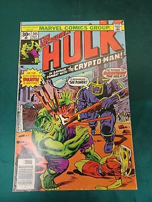Buy Incredible Hulk #205 (Nov 1976) - Death Of Jarella - Key Issue VF- • 15.95£