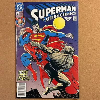 Buy Action Comics #683 (DC, 1992) Newsstand Superman Doomsday • 16.05£