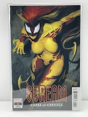 Buy Scream Curse Of Carnage #1 Artgerm  Signed With Metal CoA • 120.33£