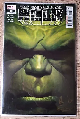 Buy The Immortal Hulk #18 Alex Ross Cover-Minor Key 1st Apps-Red Harpy & Abomination • 3.95£