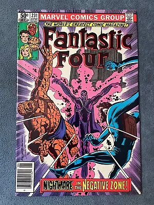 Buy Fantastic Four #231 Newsstand 1981 Marvel Comic Book June Bill Sienkiewicz FN/VF • 4£