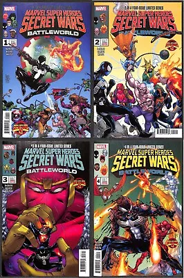 Buy Marvel Super Heroes Secret Wars: Battleworld #1-4 (Vol 2) Complete Set • 19.95£