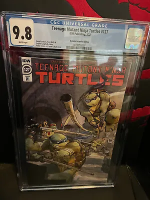 Buy Teenage Mutant Ninja Turtles 127 RI-A 1:10 CGC 9.8 WP TMNT IDW • 63.06£