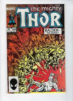Buy Thor # 344 1st Apperaance Malekith Walter Simonson Story/art June 1984 VF- • 4.95£